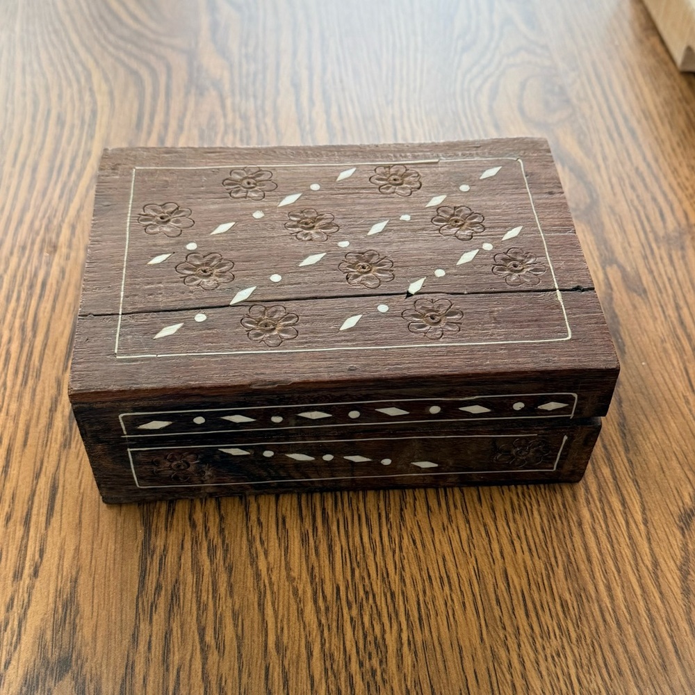 Handcrafted Wooden Decorative Box